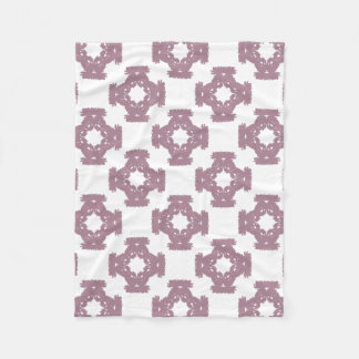 Couverture Polaire Modèle de Damas Rose poussiéreux
