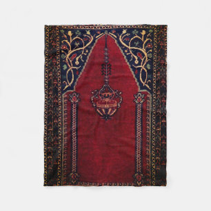 Couverture Polaire Modèle de tapis de prière orientale no2 - Mosquée