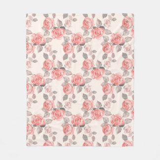 Couverture Polaire Modèle floral romantique 8