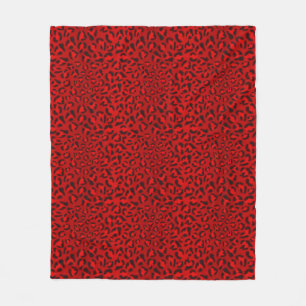 Couverture Polaire Modèle rose de texture de léopard
