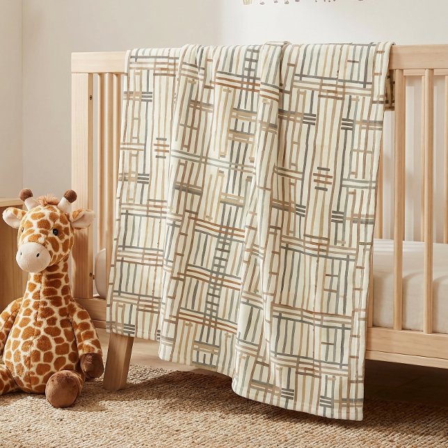 Couverture Polaire Modern Boho Linear Geometric ID1276 (Créateur téléchargé)