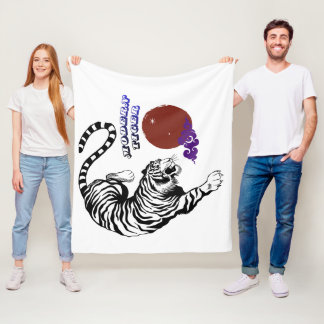 Couverture Polaire Modern Tiger Graphic Art