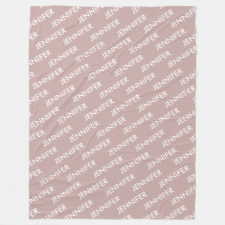 Couverture Polaire Moderne Chic Vous L'Appelez Personnalisé Dusty Ros