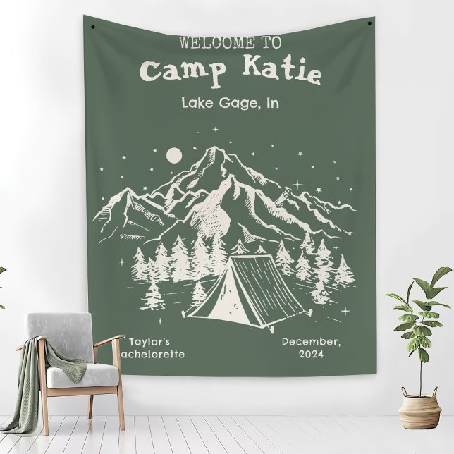 Couverture Polaire Moderne Simple Camp Bachelorette (Créateur téléchargé)