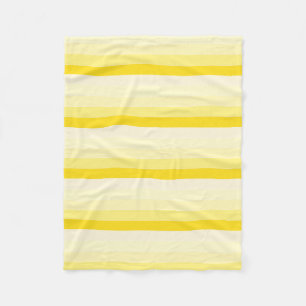 Couverture Polaire Moderne Vanille Jaune Blancs Élégant