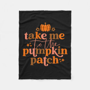 Couverture Polaire Moi Au Citrouille Patch Automne Automne Hiver Than