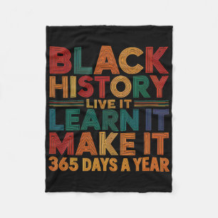 Couverture Polaire Mois de l'histoire des Noirs, vivez-le, apprenez-l