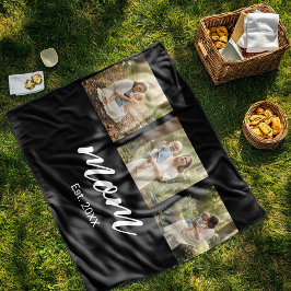 Couverture Polaire Mom Established Modern Script 3 Photo