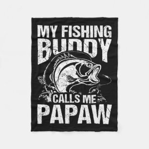 Couverture Polaire Mon Époux De Pêche M'Appelle Papaw Fête des pères