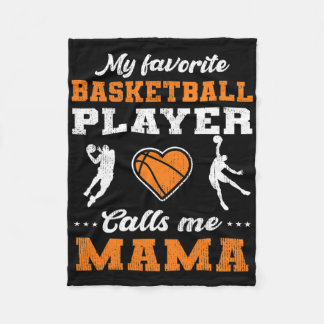 Couverture Polaire Mon Joueur Bysketbyll Favori M'Appelle Maman Mère
