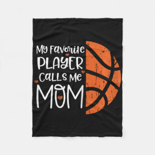 Couverture Polaire Mon Joueur Favori M'Appelle Maman Bysketbyll Cadea