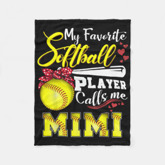 Couverture Polaire Mon Joueur Softll Préféré M'Appelle Mimi Tee Mothe