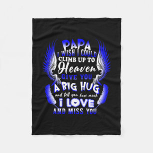 Couverture Polaire Mon Papa Au Ciel Vous Dit Combien J'Aime Mlle