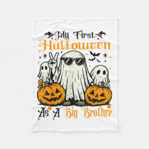 Couverture Polaire Mon Premier Halloween En Tant Que Citrouille Fantô