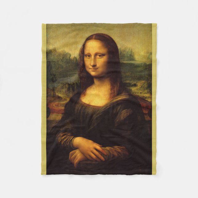 Couverture Polaire Mona Lisa by Léonard de Vinci (Devant)