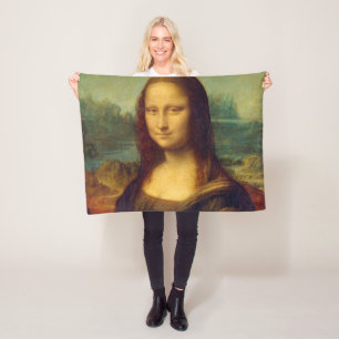 Couverture Polaire Mona Lisa, Léonard de Vinci