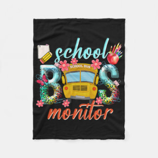 Couverture Polaire Moniteur D'Autobus Scolaire Conducteur D'Autobus S