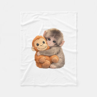 Couverture Polaire Monkey Punch & His Best Friend