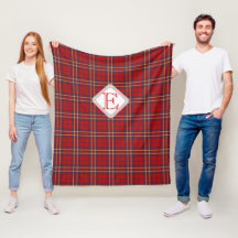 Monogramme, Scottish Highland clan rouge plaid tar