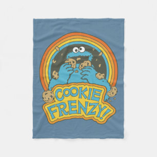 Couverture Polaire Monstre de cookies vintages Cookie Frenzy