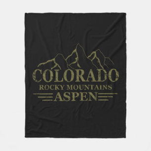 Couverture Polaire Montagnes Rocheuses Aspen Colorado