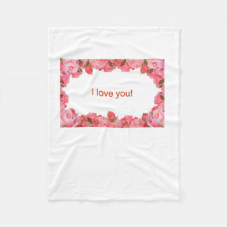 Couverture Polaire Montrez l'amour au 14 février.