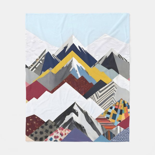 Couverture Polaire Monts Snowcap (Devant)