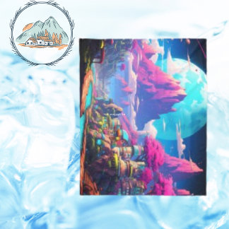 Couverture Polaire Moon Night Mountain World's Best River Castle