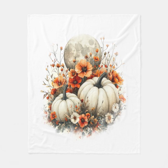 Couverture Polaire Moon Shirt Country Citrouille (Devant)