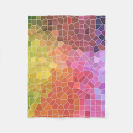 Couverture Polaire Morceaux de couleur