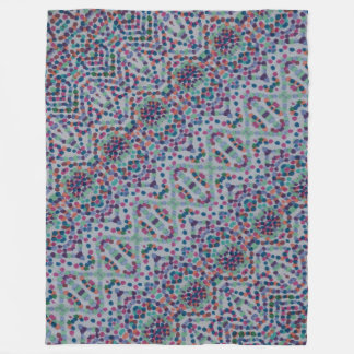 Couverture Polaire Mosaïque de fleece confetti joyeux