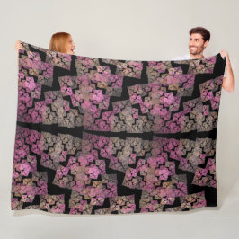 Couverture Polaire Mosaïque moderne - art fractal