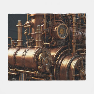 Couverture Polaire Moteur industriel Steampunk