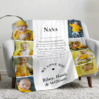 Couverture Polaire Mother's Day Grandma Grammy Nana from Grandkids