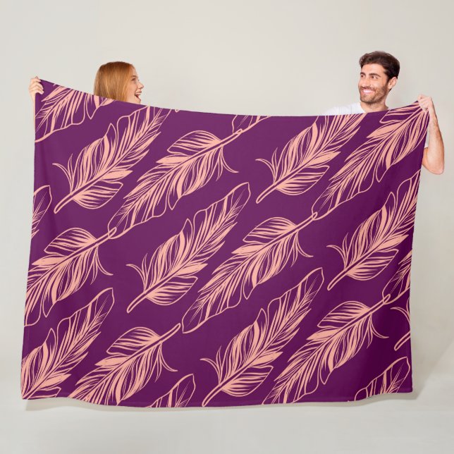 Couverture Polaire Motif (En situation)