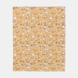 Couverture Polaire Motif 2 de petit déjeuner