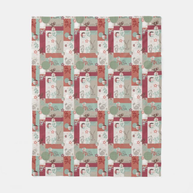 Couverture Polaire Motif 2 d'édredon de bébé (Devant)