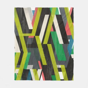Couverture Polaire Motif à flux de suspension diagonal