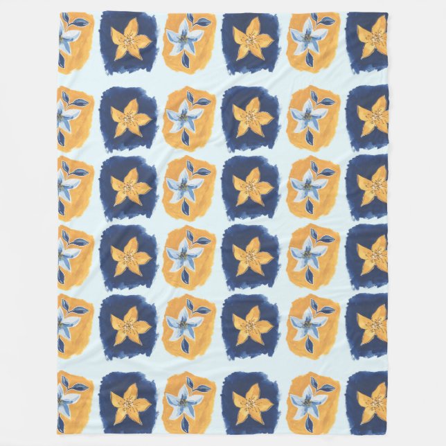 Couverture Polaire Motif abstrait (Devant)