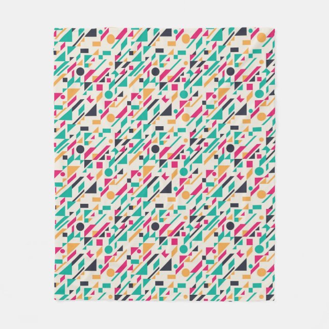Couverture Polaire Motif abstrait 3 (Devant)