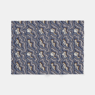 Couverture Polaire Motif Abstrait cool Digital Rock