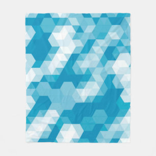 Couverture Polaire motif Abstrait de formes géométriques arrière-plan