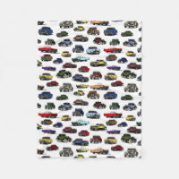 Motif aléatoire des voitures d'époque