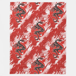 Couverture Polaire Motif animal cool - Dragons 4