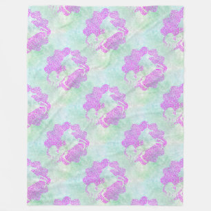Couverture Polaire Motif animal cool - Mandala Unicorn 3