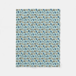 Couverture Polaire Motif assez bleu de mer d'étoiles de mer de Shell