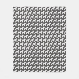 Couverture Polaire Motif blond comme les blés doucement enduit de