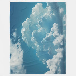 Couverture Polaire Motif cloud