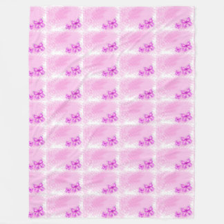 Couverture Polaire motif d'ailes de papillon rose personnaliser ange