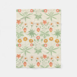 Couverture Polaire Motif Daisy (par William Morris)